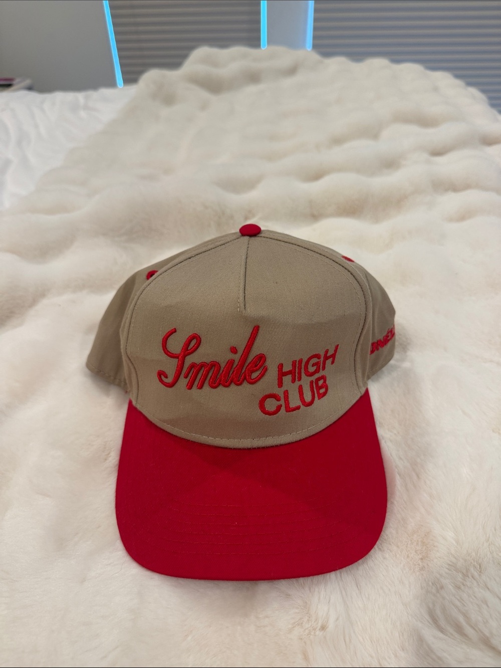 LONELY GHOST Smile High Club Two-Tone Baseball Cap